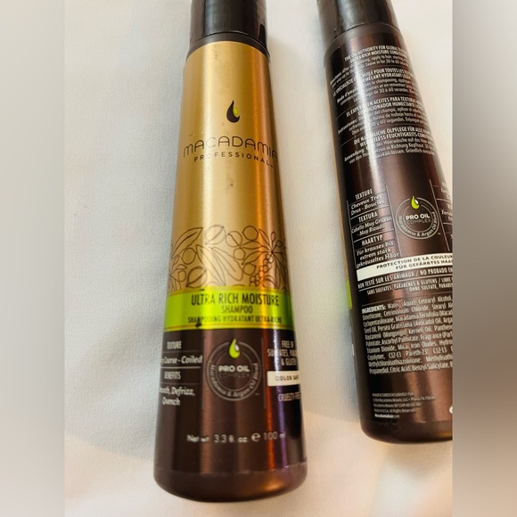 Macadamia Professional Ultra Rich Moisture Shampoo Lasts t of 2 - Picture 3 of 3